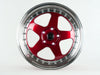 JNC010 Candy Red Machined Lip