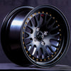 JNC001 Matte Black Gold Rivets