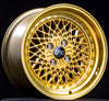 JNC045 Transparent Gold w/ Gold Rivets