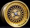 JNC045 Transparent Gold w/ Gold Rivets