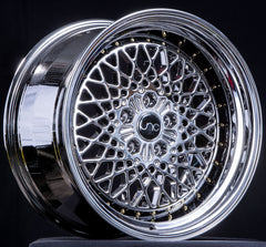 JNC045 Platinum w/ Gold Rivets