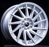 JNC051 Silver Brushed w/ Gold Rivets