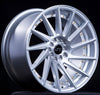 JNC051 Silver Brushed w/ Gold Rivets