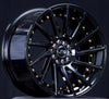 JNC051 Gloss Black w/ Gold Rivets