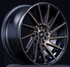 JNC051 Matte Black Machined Bronze Face