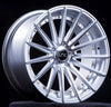 JNC042 Silver Machined Face w/ Gold Rivets