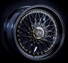 JNC004 Matte Black Gold Rivets