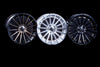 JNC042 Silver Machined Face w/ Gold Rivets