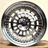 JNC046 Platinum w/ Gold Rivets