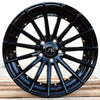 JNC042 Gloss Black w/ Gold Rivets