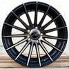JNC042 Matte Black Machined Bronze Face