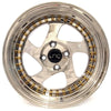JNC034 Platinum Gold Rivets