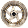 JNC034 Platinum Gold Rivets