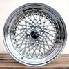 JNC045 Platinum w/ Gold Rivets