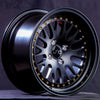 JNC001 Matte Black Gold Rivets