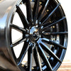 JNC042 Gloss Black w/ Gold Rivets