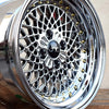 JNC045 Platinum w/ Gold Rivets