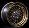 JNC045 Machined Bronze w/ Gold Rivets