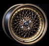 JNC045 Machined Bronze w/ Gold Rivets
