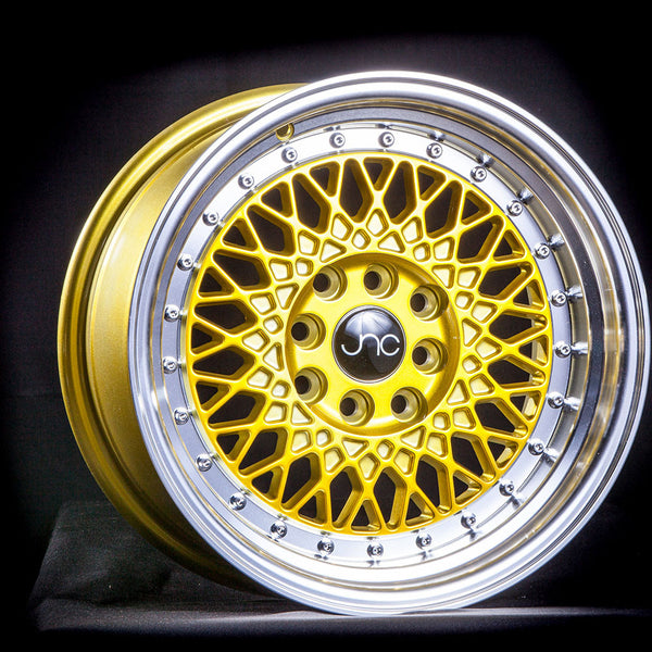 JNC031 Candy Gold Machined Lip | JNC Wheels | custom wheels collection