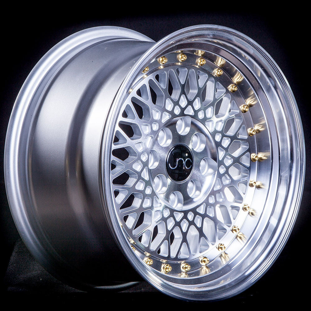 JNC031 Silver Machined Face(Chrome Rivets) | JNC Wheels | custom wheels ...