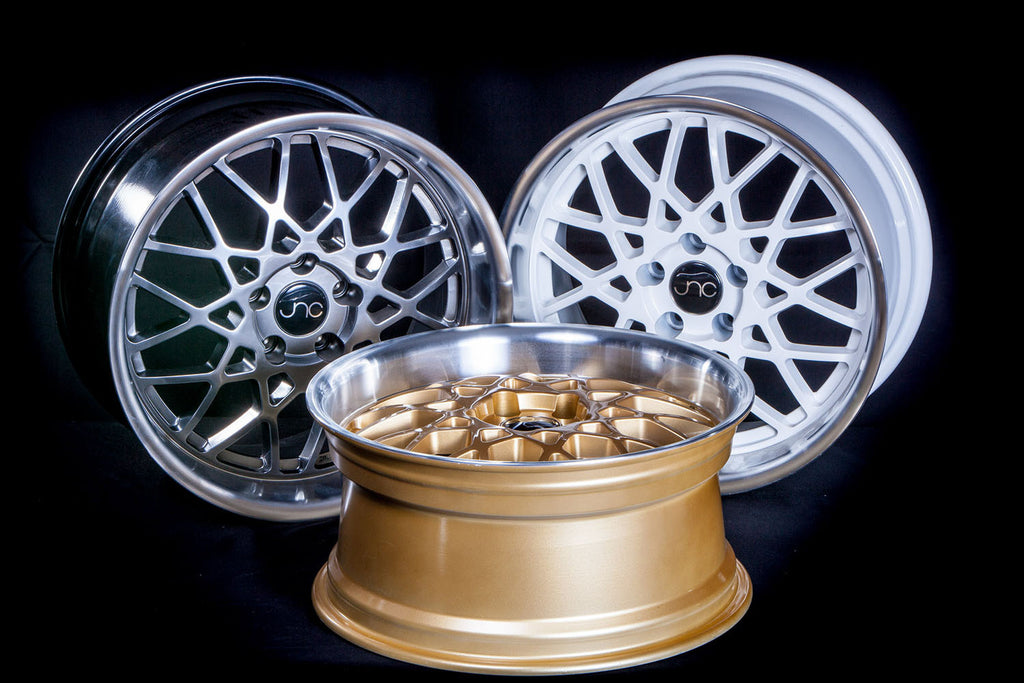 JNC016 White Machined Lip | JNC Wheels | custom wheels collection