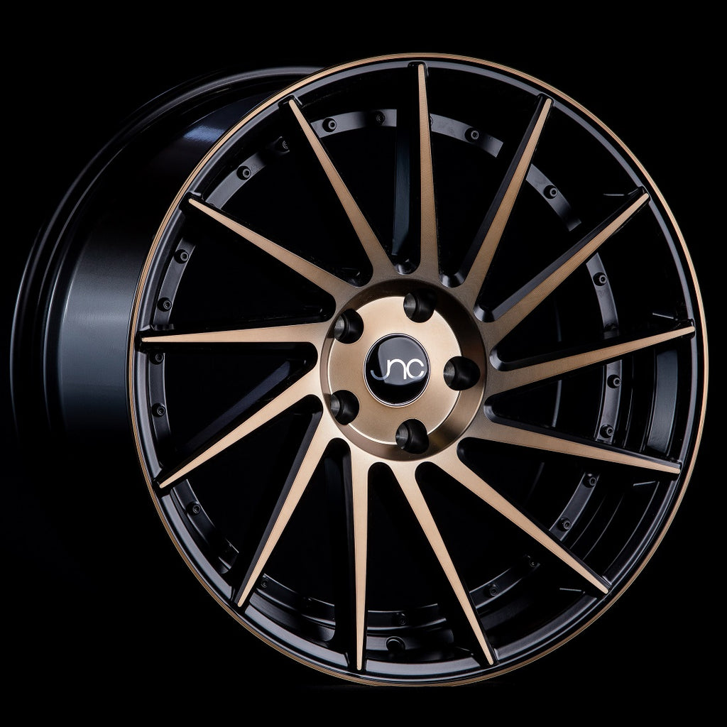 JNC051 Matte Black Machined Bronze Face
