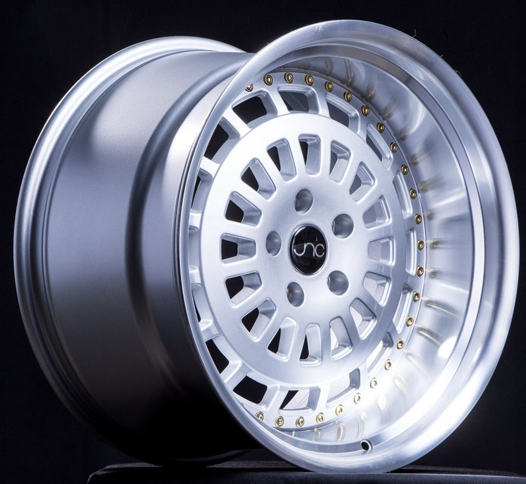 jnc046 15インチ　8J 4h-100 JNC046 Silver Machined Lip | JNC Wheels | custom wheels collection