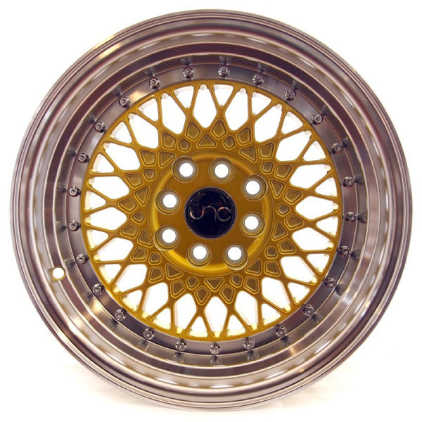 JNC031 Candy Gold Machined Lip JNC Wheels custom wheels collection