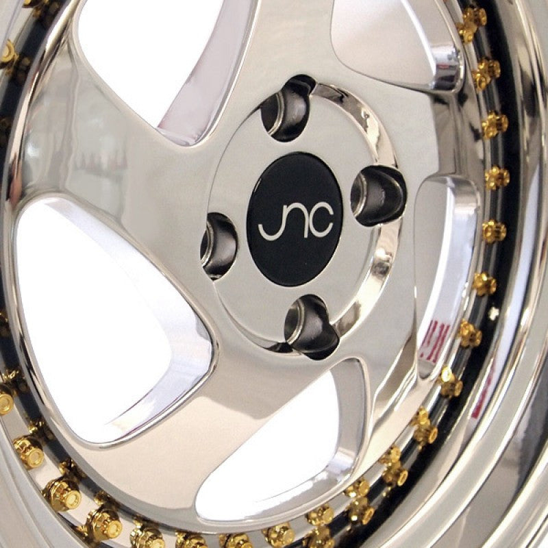 JNC034 Platinum Gold Rivets | JNC Wheels | custom wheels collection