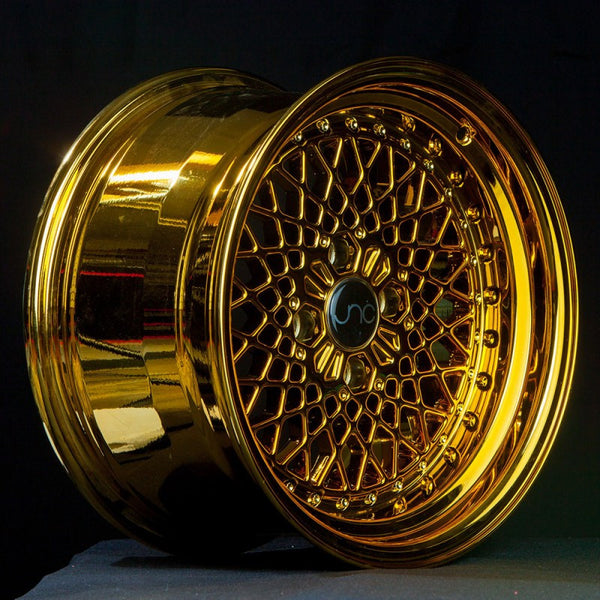 JNC045 Gold Platinum | JNC Wheels | custom wheels collection