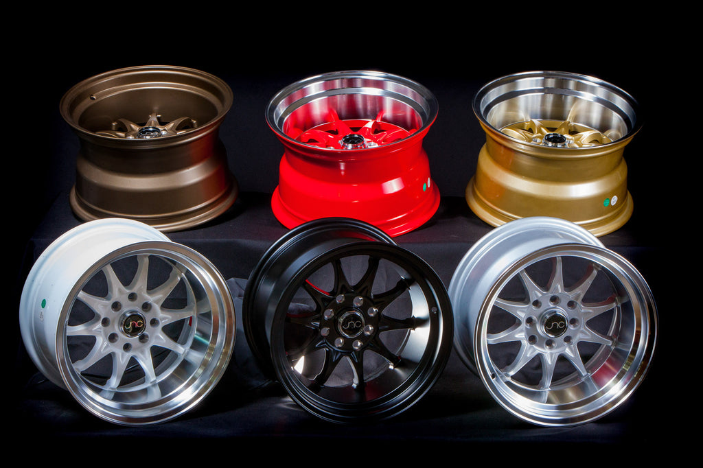 JNC003 Red Machined Lip | JNC Wheels | custom wheels collection