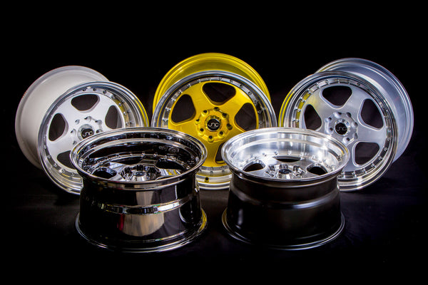 JNC010 White Machined Lip | JNC Wheels | custom wheels collection