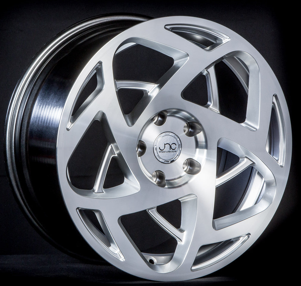 JNC047 HYPER SILVER MACHINE FACE | JNC Wheels | custom wheels collection