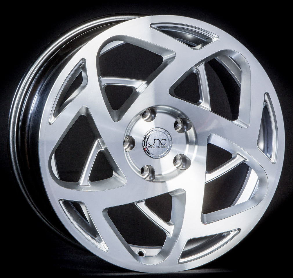 JNC047 HYPER SILVER MACHINE FACE | JNC Wheels | custom wheels collection