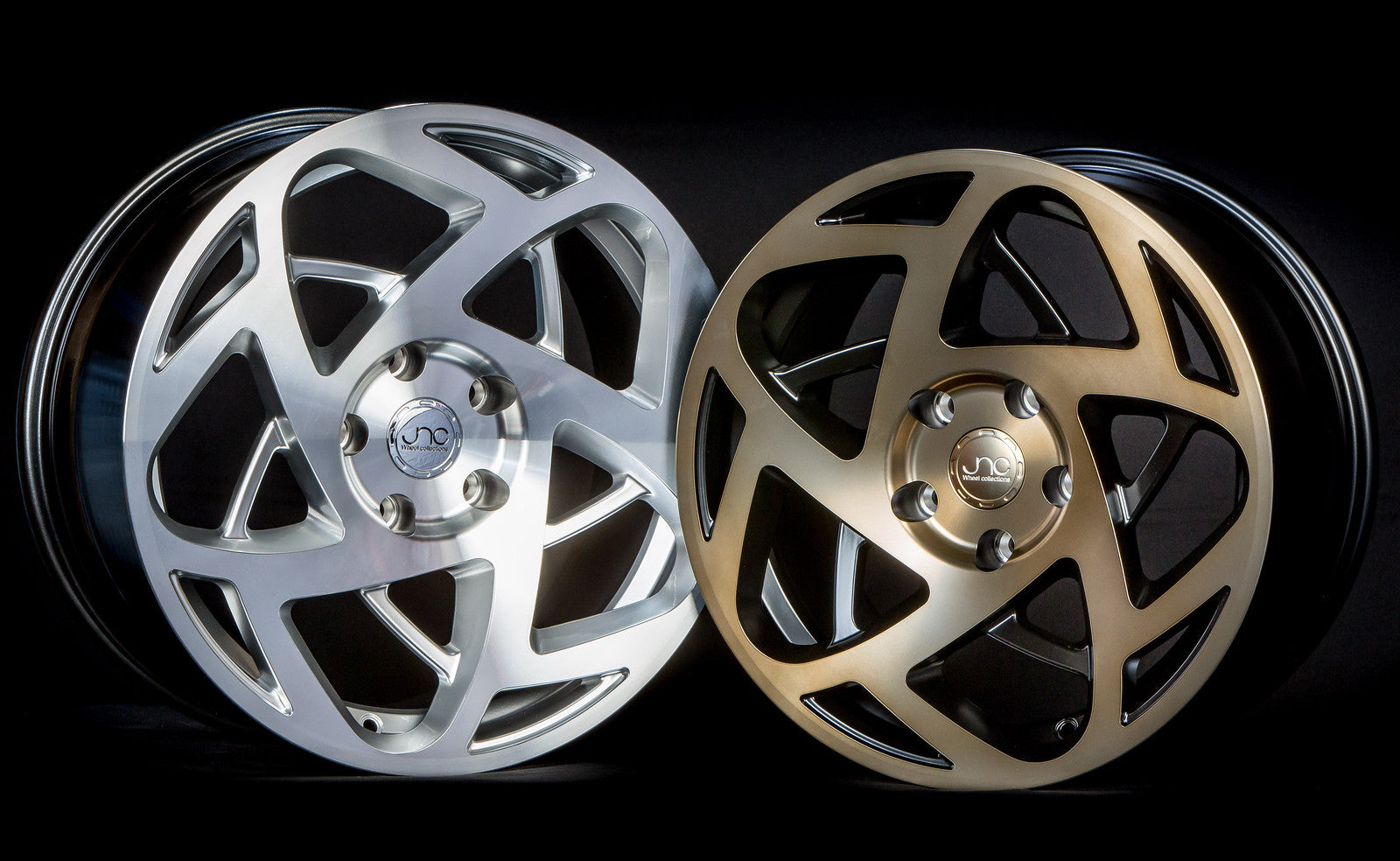 JNC047 HYPER SILVER MACHINE FACE | JNC Wheels | custom wheels collection